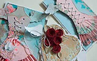 платье открытка