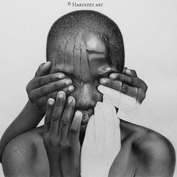 портрет карандашом