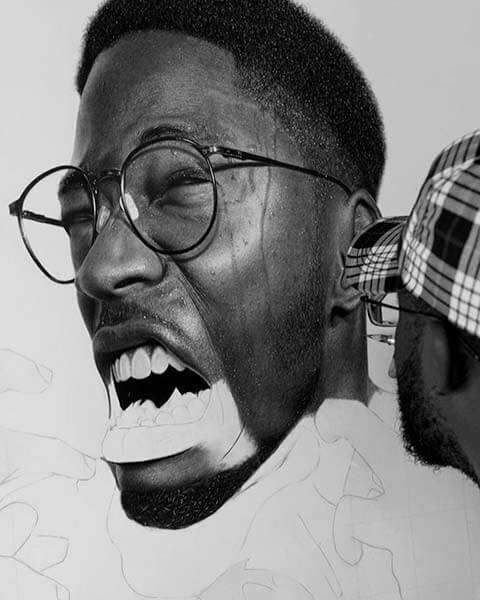 портрет карандашом