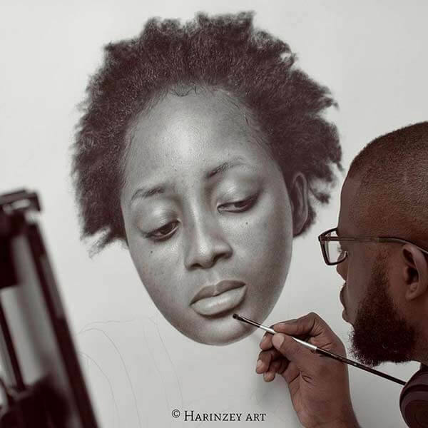 портрет карандашом