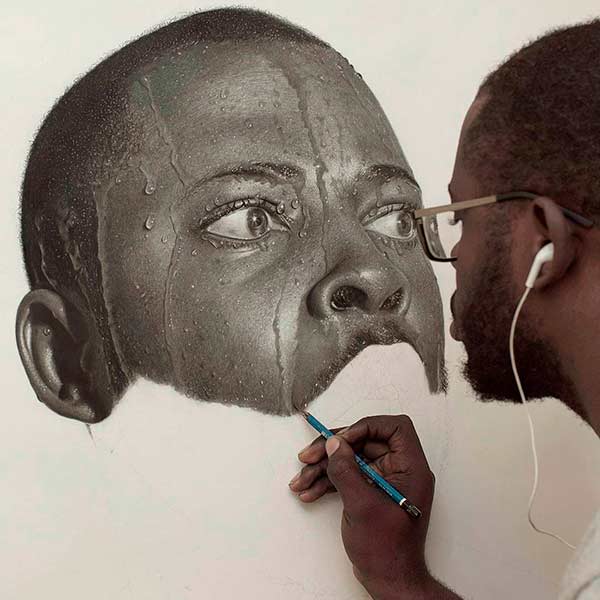 портрет карандашом