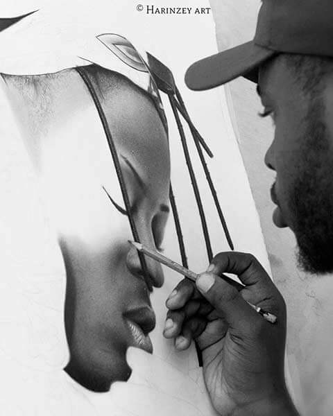 портрет карандашом