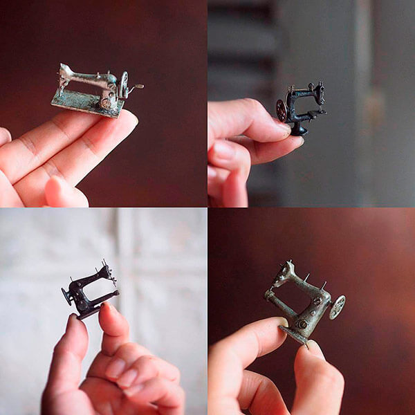 миниатюрная швейная машина