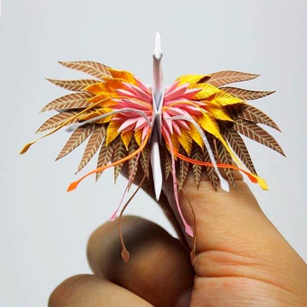 журавлик-оригами