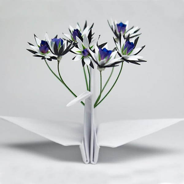 журавлик-оригами