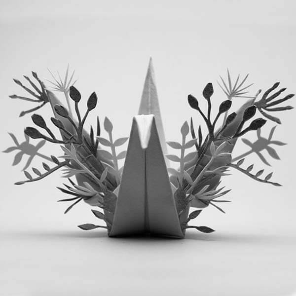 журавлик-оригами