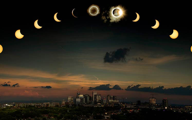 солнечное затмение