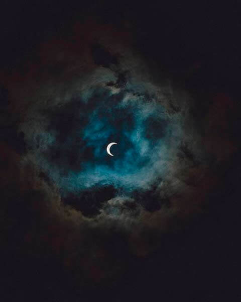 солнечное затмение